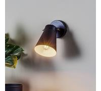 Luminex Amos wall light, black, 1-bulb