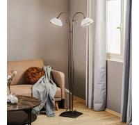 Luminex Antica floor lamp in country style, 2-bulb