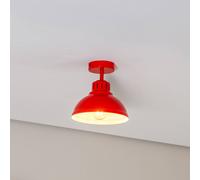 Luminex Sven ceiling light, 1-bulb, red, steel, E27