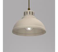 Luminex Sven pendant light, 1-bulb, beige, steel