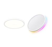 LuminexDesigns Ceiling Light Set - Remote 2000K Night Backlight + APP Control RGB Backlight for Smart Home Ambience