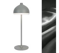 LuminexDesigns Cordless Table Lamp-5200 mAh Rechargeable LED Bedside & Bathroom Lamp with 3 Light Colours,Dimmable Touch Control,Portable Lamp for Office,Living Room & Outdoor,Elephant Grey