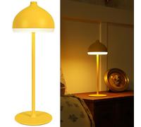 LuminexDesigns Cordless Table Lamp, Rechargeable LED Lamp with 3 Light Colours & Dimmable Touch Control, Portable Ambient Lighting for Bedroom, Office, Living Room & Outdoor