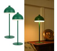 LuminexDesigns Cordless Table Lamps Set of 2, Rechargeable LED Lamps with 3 Light Colours & Dimmable Touch Control, Portable Ambient Lighting for Bedroom, Living Room, Dining Area & Outdoor