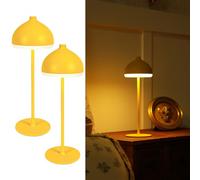 LuminexDesigns Cordless Table Lamps Set of 2, Rechargeable LED Lamps with 3 Light Colours & Dimmable Touch Control, Portable Ambient Lighting for Bedroom, Living Room, Dining Area & Outdoor