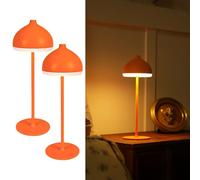 LuminexDesigns Cordless Table Lamps Set of 2, Rechargeable LED Lamps with 3 Light Colours & Dimmable Touch Control, Portable Ambient Lighting for Bedroom, Living Room, Dining Area & Outdoor