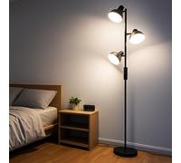 LuminexDesigns Floor Lamp Living Room 36W 2800LM LED Floor Lamp Dimmable with Remote Control & Touch 2700K-6500K, 3-Light Reading lamp Modern Floor lamp