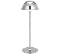LuminexDesigns LED Modern Rechargeable Table Lamp, Chrome VIOA TL14