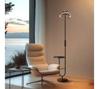 Luminexdesigns Led Shelf Floor Lamp - 36W Dimmable 175Cm, Remote & Rotating Head, 2700K-6500K