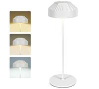 LuminexDesigns Mini Cordless LED Table Lamps - Rechargeable Touch Dimmable Bedside Lamp for Kids Room & Nursery, Soft Ambient Light for Bedroom, IP54 Portable Indoor Outdoor, 25cm