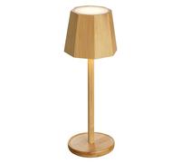 LuminexDesigns Rechargeable LED Table Lamp- 5200mAh Bamboo Cordless Bedside Lamp,Rustic Portable Touch Dimmable Design,Waterproof for Bedroom Dining Room Patio Outdoor&Cozy Ambient Lighting-BAMO TL12