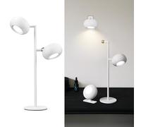 LuminexDesigns Rechargeable Wall Light Indoor - 2-in-1 Cordless LED Wall & Table Lamp, Magnetic Detachable Head, USB-C Charging, Touch Dimmable, Modern Lighting for Bedroom, Living Room, Hallway