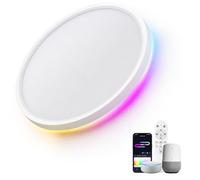 LuminexDesigns RGB LED Ceiling Light, Dimmable, Remote & Alexa Contro
