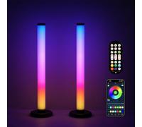 LuminexDesigns RGB LED Light Bar for TV & Gaming 42cm - Music Synchronization and App Control for Changing Mood Light Sync with Music for PC, TV, Room Decoration