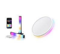 LuminexDesigns Smart RGB Lighting Set - 25cm Light Bar & Ceiling Lamp with APP & Alexa Control