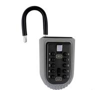 Luminexia Key Lock Box,Push Button Key Padlock Safe,More Convenient Key Box,Best Outdoor Wall Mounted Safe Key Box,Hangable Combination Key Lock Box For Home Office Garage School Car