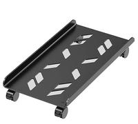 Luminexia PC Stand,Tower Holder,Adjustable Desktop Computer Trolley With 4 Rolling,Hollow Design,6cm High From The Ground,Fast Heat Dissipation,Suitable For Home Office