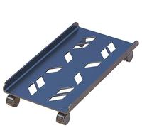 Luminexia PC Stand,Tower Holder,Adjustable Desktop Computer Trolley With 4 Rolling,Hollow Design,6cm High From The Ground,Fast Heat Dissipation,Suitable For Home Office
