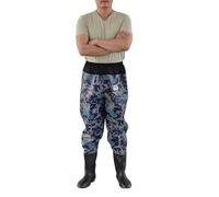 Luminexia Waist Wading Pants,Fishing Waist Waders for Men and Women,Breathable Fishing Waders with Boots,for Fly Fishing,Duck Hunting,Kayaking