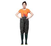 Luminexia Waist Wading Pants For Men And Women,Fishing Waders Waist High With Boots,100% Waterproof Waders Breathable Fly Fishing Hip Waders