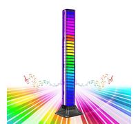LuminKing 3D Music LED Bar - Rhythm Light Bar, Syncs with Music & Sound, Rechargeable Battery, Portable, Suitable for Party, Disco, Gaming & Car