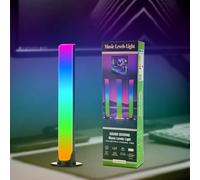 LuminKing Continuous Light LED Bar - Light That syncs with Music & Sounds, Portable, Rechargable Battery, 8 Light Patterns, Suitable for Party, Gaming & in Vehicle Usage