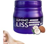 Lumino Sin Formol, Enriched with Lactic Acid and Coconut Oil, Hair Straightening Cream, Frizz-Free, Long-Lasting Smoothness, Keratin Hair Straightening Treatment for All Hair Types (1 Pcs)