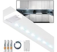 Luminoodle Click - 36 in. Battery Powered LED Tap Light for Closet, Pantry, Shelf Light - Wireless Adhesive Lighting in Daylight White (5000K)
