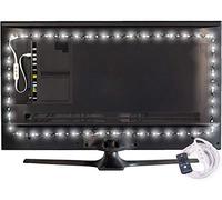 Luminoodle Professional Bias Lighting for HDTV | 6500K True White + 15 Color LED TV Backlight with Remote | USB Lights Strip Kit for Home Theater Ambient Lighting - Pro - Large (30" - 40" TV)