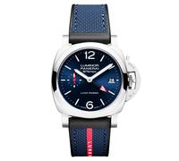 Luminor Quaranta BiTempo Luna Rossa 40mm Mens Watch Blue