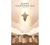 Luminora 1.1 x 1.8 m Jchristian Jesus White Doves Background for Ascension Party Decoration Banner, Studio Accessories