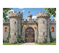 Luminora 7x5ft Medieval Castle Vintage Stone Fairy Tale Backdrop