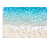 Luminora 7x5ft Ocean Beach Clear Water Soft Sand Wave Backdrop