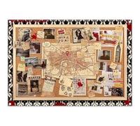 Luminora 7x5ft Spy Theme Photography Backdrop Vintage Detective Photos Clues Evidence Board Background Kids Adults Party Decoration Photo Banner Props