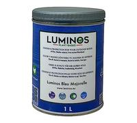 Luminos LUM1102 - BLEU Majorelle - Water-Based Wood Stain Protector BIO - Blue 1L