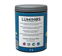 Luminos LUM1104 - Mosaic Blue - Water-Based Wood Stain Protector BIO - Blue 1L
