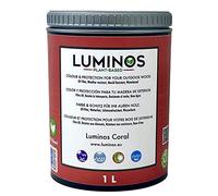 Luminos LUM1110 - Coral - Water-Based Wood Stain Protector BIO - Coral 1L