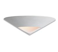 Luminosa Lighting Ceramic 1 Light Indoor Wall Uplighter - 100W Unglazed, Acid Whote Glass, E27