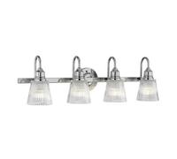 Luminosa Lighting Elstead Addison 4 Light Wall Light Polished Chrome Ip44