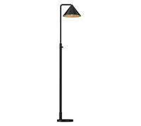 Luminosa Lighting Elstead Alora Mood Remyck Floor Lamp Contemporary Matt Black 1X E27