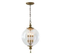Luminosa Lighting Elstead Argento 3 Light Ceiling Pendant Oxidized Silver Leaf, E14