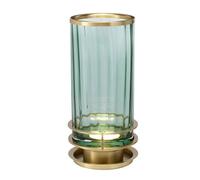 Quintiesse Arno Table Lamp Green Aged Brass