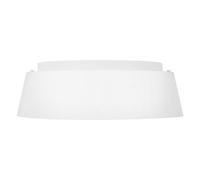 Luminosa Lighting Elstead Asher 3 Light Flush Ceiling Light, Matt White, E14