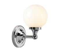 Luminosa Lighting Luminosa Austen 1 Light Bathroom Wall Light Polished Chrome Ip44, G9