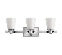 Luminosa Lighting Elstead Avon 3 Light Bathroom Over Mirror Wall Light Polished Chrome Ip44, G9