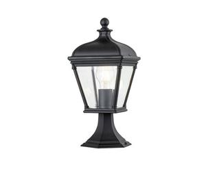 Luminosa Lighting Elstead Bayview Outdoor Pedestal Light Black, Ip44