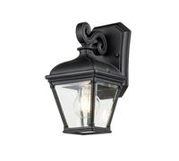 Elstead Lighting Bayview Outdoor Wall Lantern Black, IP44 - BAYVIEW-2S-BK
