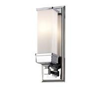 Luminosa Lighting Elstead Cambridge 1 Light Bathroom Wall Light Polished Chrome Ip44, G9