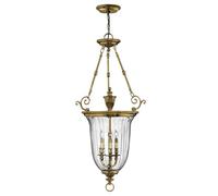 Luminosa Lighting Elstead Cambridge 3 Light Large Ceiling Pendant Polished Brass, E14