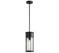 Luminosa Lighting Elstead Camillo 1 Light Outdoor Pendant Textured Black Ip44